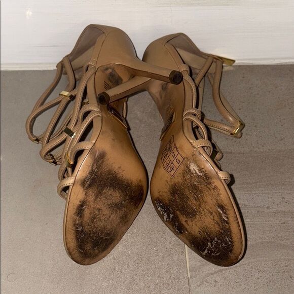 Michael Kors Nude Strappy Heels - Picture 4 of 4